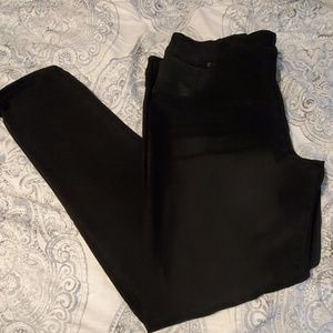 Black jeggings